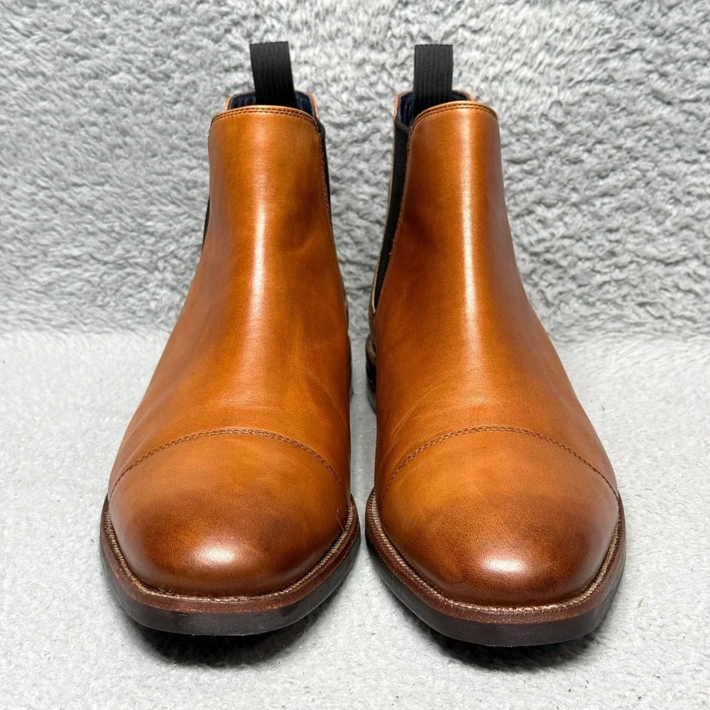 Cole Haan Wagner Grand Mens Size 11 Chelsea Boots Mesquite Leather Waterproof